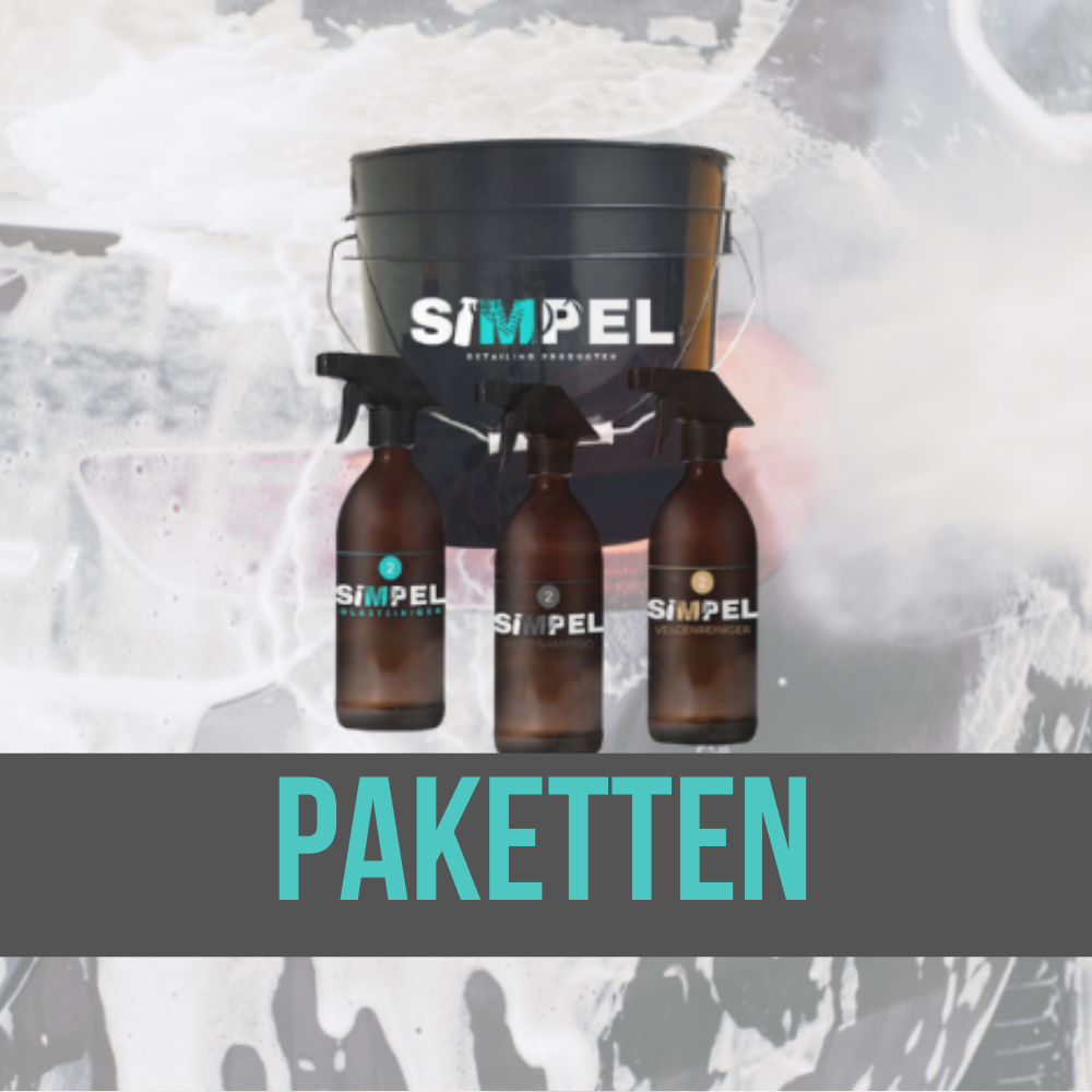 pakketten producten - Simpel CarCare, Kwast, Detailing, Autopoetsen, Autoproduct, Carclean, Autowassen