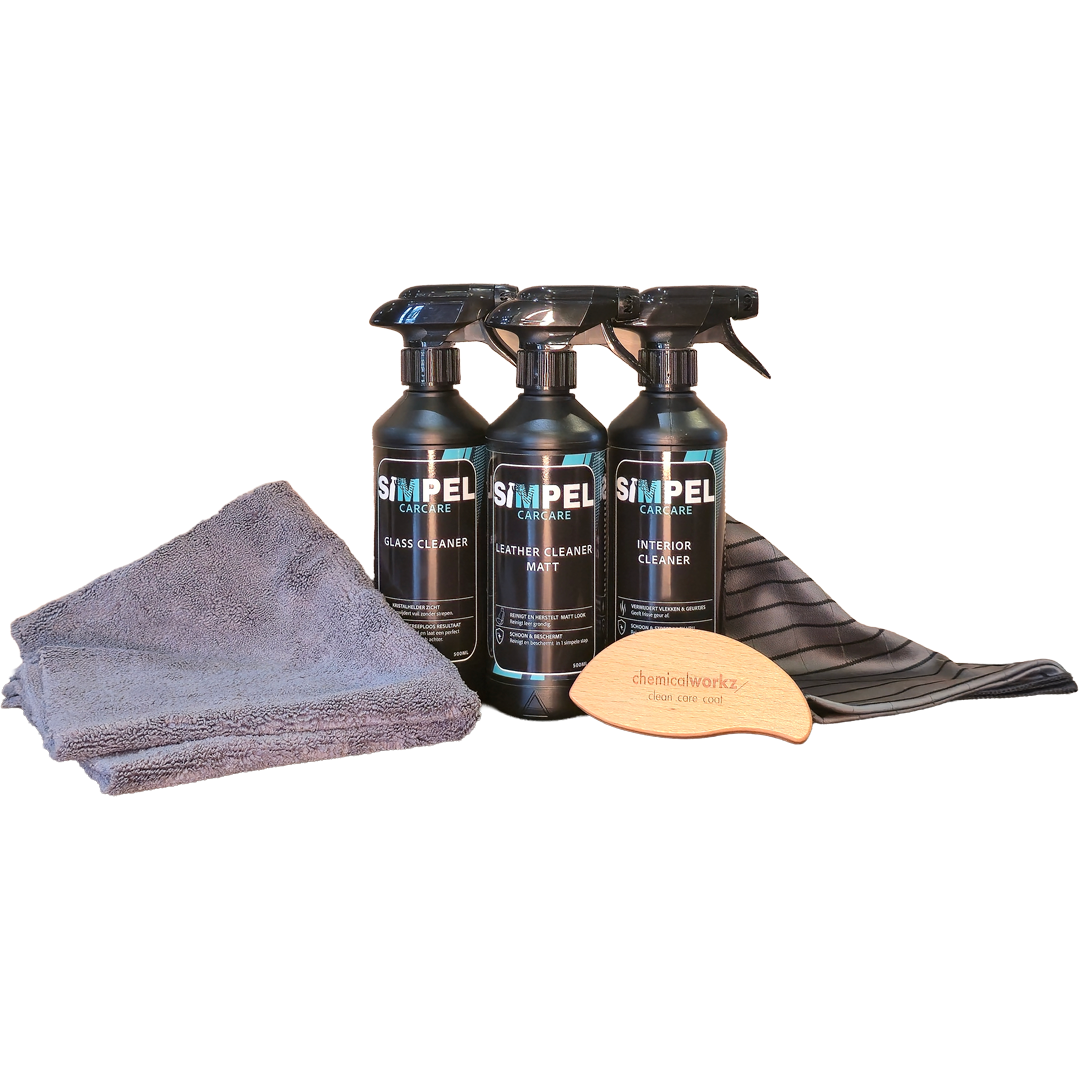 Simpel Interieur Pakket Autowassen Car Detailing Auto Poetsen Interieur auto